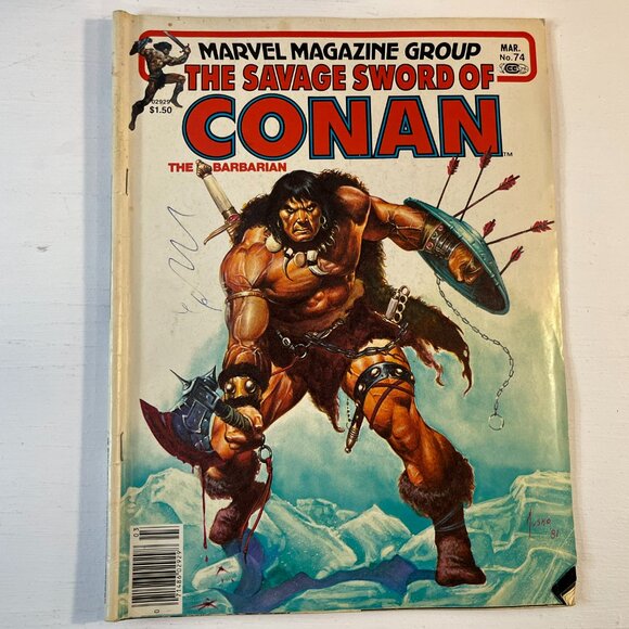 Set of 8 Vintage Conan the Barbarian Comics (60, 61, 65, 67, 70, 72, 73, 74) - Picture 2 of 9
